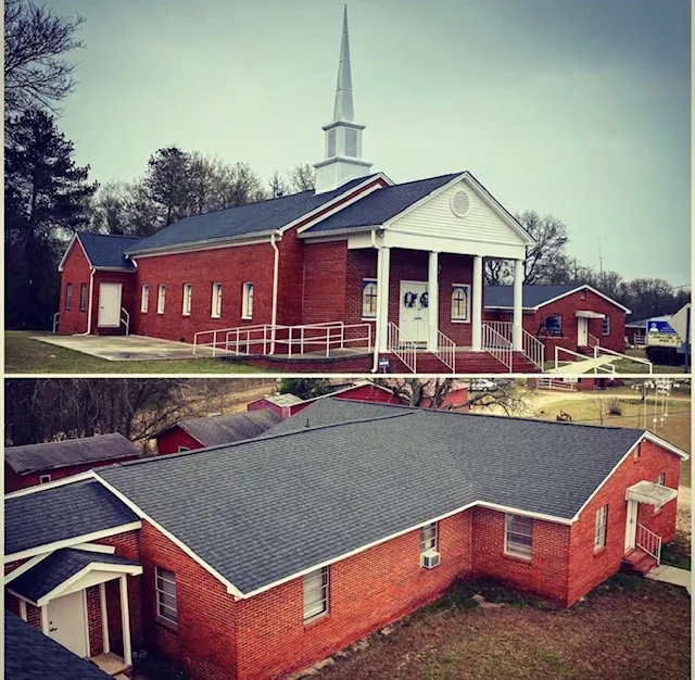 new-roof-installed-on-a-church